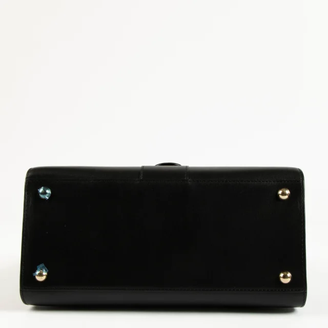 Delvaux Black Box Calf Brillant MM Bag in Black Box leather from Labellov, photo 6 of 6