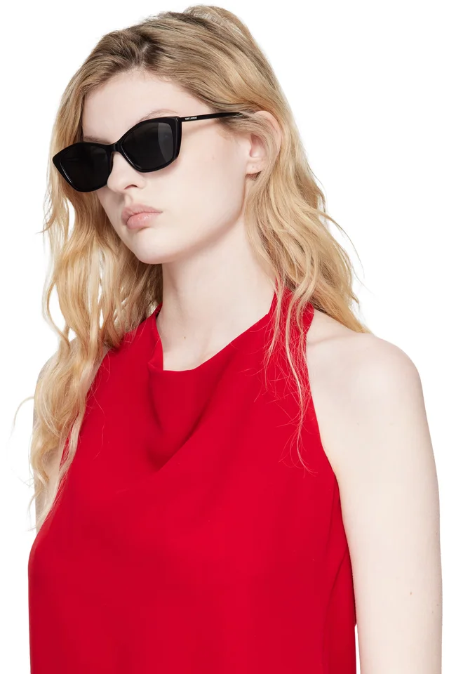 Saint Laurent Black SL 775 Sunglasses, photo 4 of 4 from SSENSE