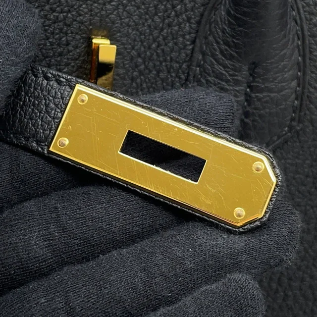 Hermès Birkin Black Togo Leather Size 30 in Black Togo leather from GALLERY RARE, photo 16 of 21