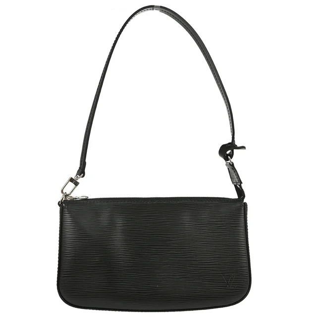 Louis Vuitton Black Epi Pochette Accessoires NM Handbag M40632 in Black Leather from AMORE Vintage Tokyo