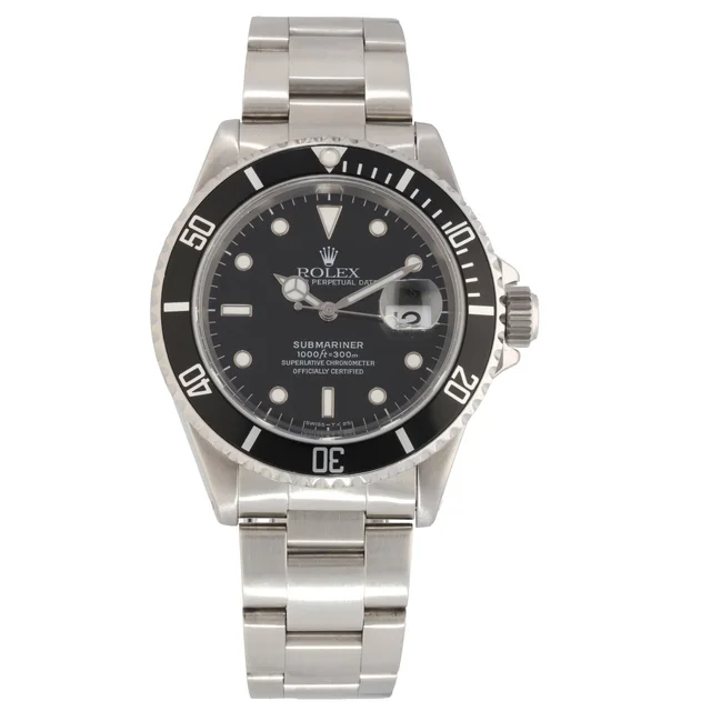 Rolex Submariner 16610 40mm Stainless Steel Watch from H&T