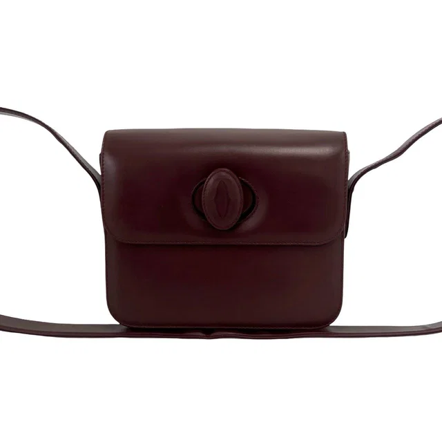 Cartier Must Line Leather Shoulder Bag in Leather from LuxUness