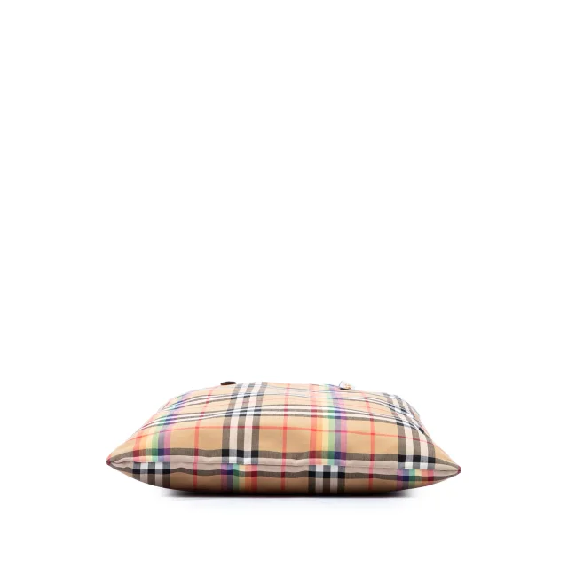 Beige Burberry House Check Canvas Rainbow Tote in Beige Canvas from Designer Revival, photo 3 of 6