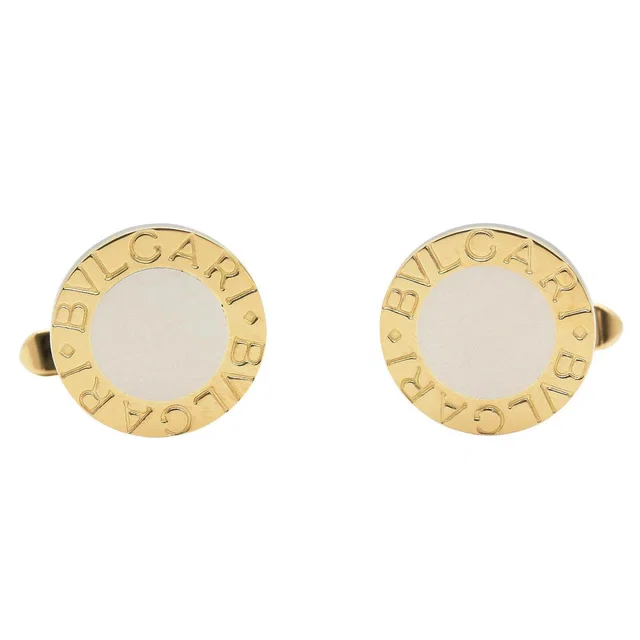 Bvlgari Bvlgari Au750 Stainless Steel Cufflinks from LuxUness