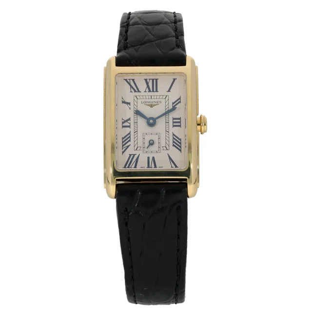 Longines DolceVita L5.255.6 20.5mm Gold Watch in Gold Leather from H&T