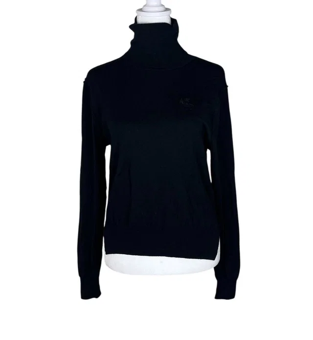 Vivienne Westwood Anglomania Black Wool Turtleneck Sweater Orb Logo Japan Sz 38 in black Wool from Poshmark