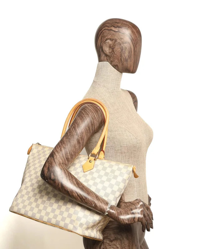 Louis Vuitton Azur Damier Saleya MM Bag in Canvas from A Retro Tale, photo 12 of 12