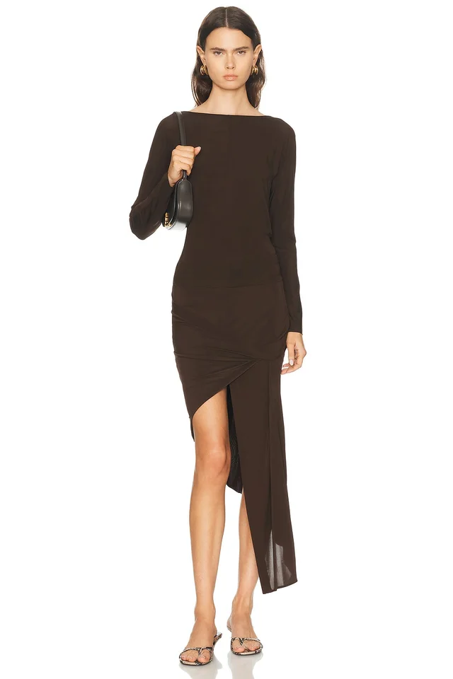 Helmut Lang Twist Drape Skirt, photo 2 of 2 from FWRD
