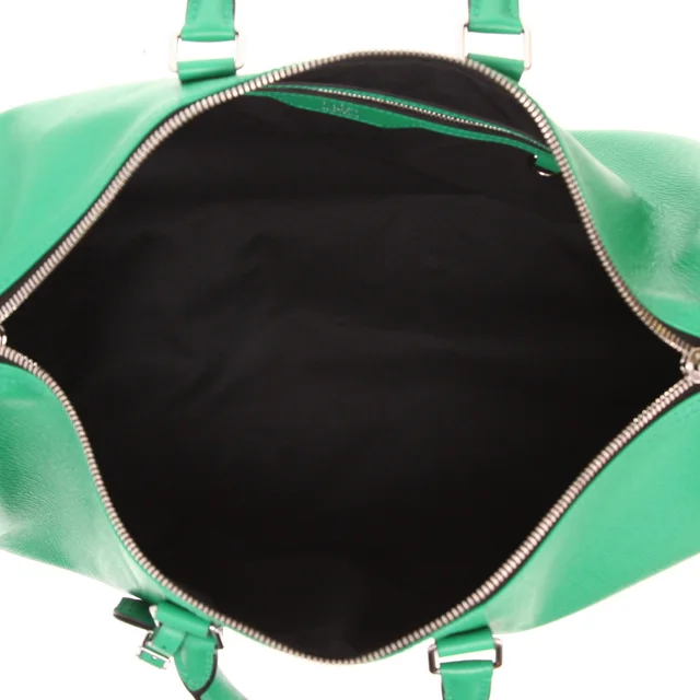 Louis Vuitton Keepall 45 travel bag in Green Leather from Collector Square, photo 5 of 5