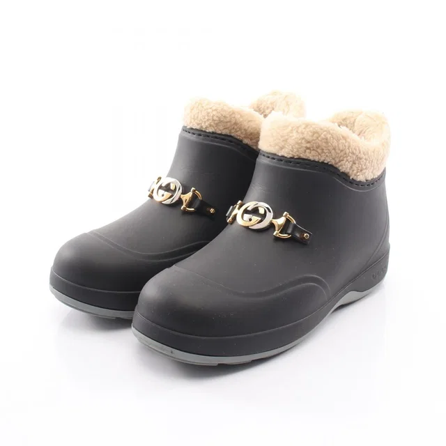 Gucci Boots Interlocking G Black in Black from The Reluxe