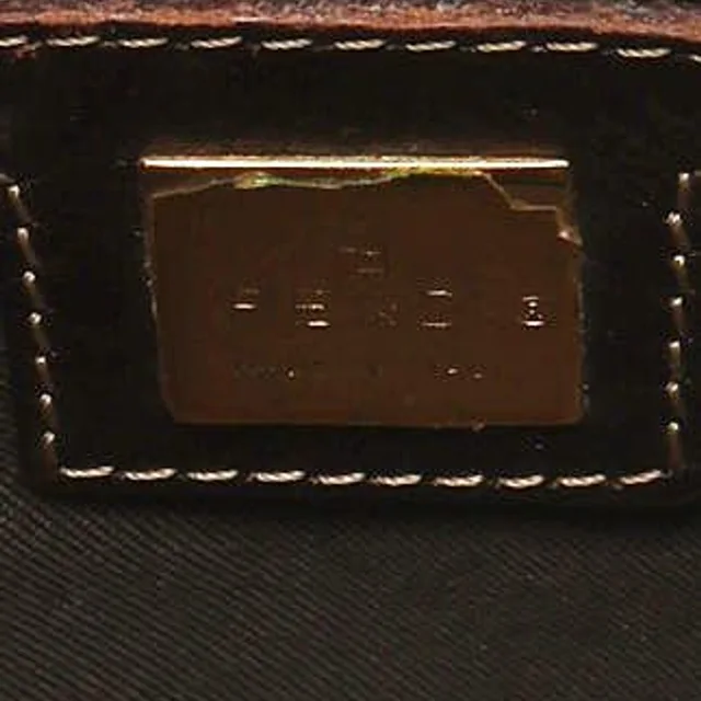 Fendi Vinyl Zucchino Mamma Forever Baguette Bag in Canvas from A Retro Tale, photo 9 of 12