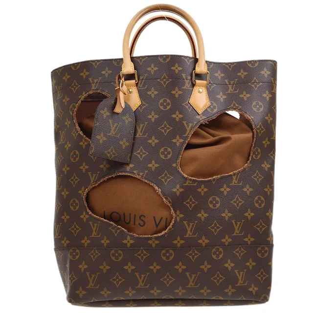 Louis Vuitton x Rei Kawakubo Comme des Garcons 2014 Monogram Bag With Holes M40279 in Coated canvas from AMORE Vintage Tokyo