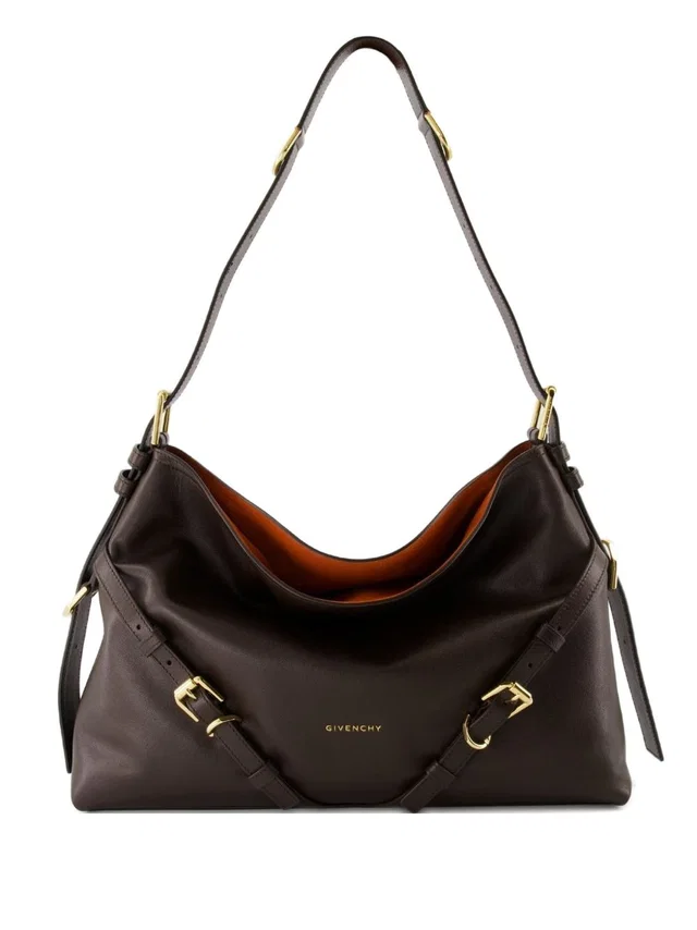 Givenchy Voyou Shoulder Bag — Brown Calfskin in Brown Calfskin from HEWI