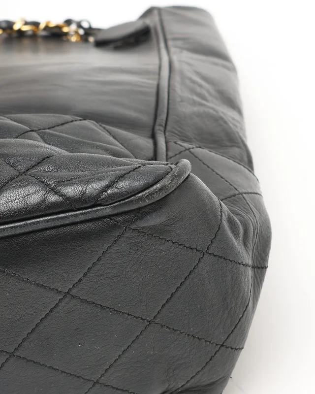 Chanel CC Matelassé Chain Tote Bag in Leather from A Retro Tale, photo 6 of 10