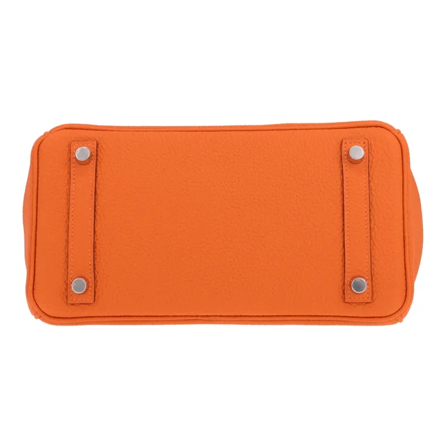 Hermès Birkin handbag, 25 cm, in Orange Togo leather in Orange Togo leather from Collector Square, photo 3 of 4