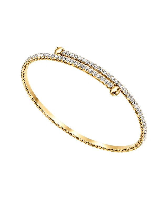Lab Grown Diamonds 14K 2.67 ct. tw. Lab-Grown Diamond Bangle Bracelet, image 1 of 1 from Gilt