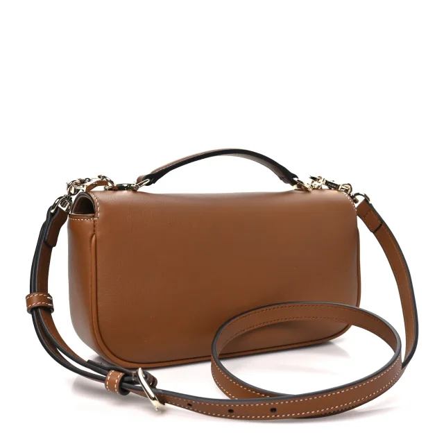 Gucci Horsebit 1955 Small Soft Top Handle Shoulder Bag Brown in Brown Calfskin from FASHIONPHILE, photo 3 of 9