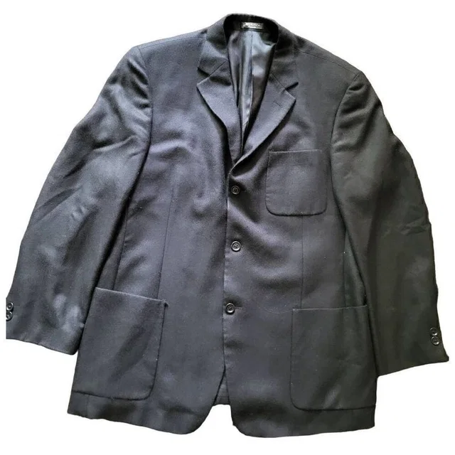 Arnold Brant Loro Piana Cashmere Blazer Men's 48 Black Canada Made 3 Button in black Cashmere from Poshmark