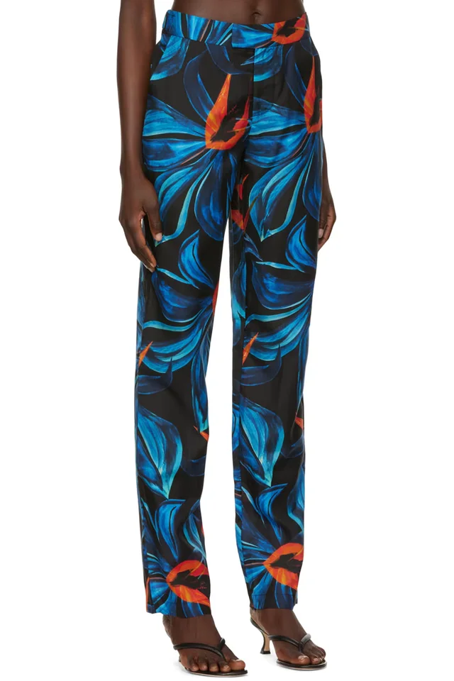 Louisa Ballou Blue Cruise Trousers, photo 2 of 2 from SSENSE