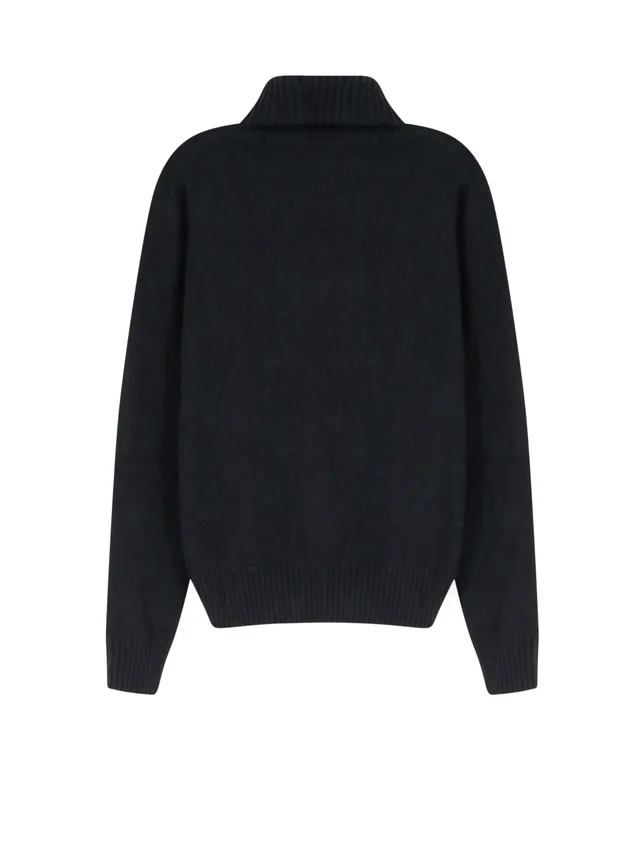 Ami Paris AMI High Neck Knitted Jumper, photo 2 of 3 from SENSER