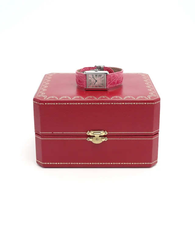 Cartier Tank Solo 24x30mm 2016 Full Set Watch in Crocodile from A Retro Tale, photo 2 of 2