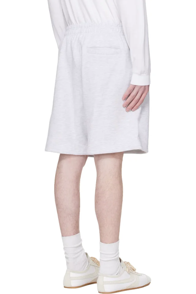 Entire Studios Gray Standard Sweat Shorts, photo 3 of 4 from SSENSE