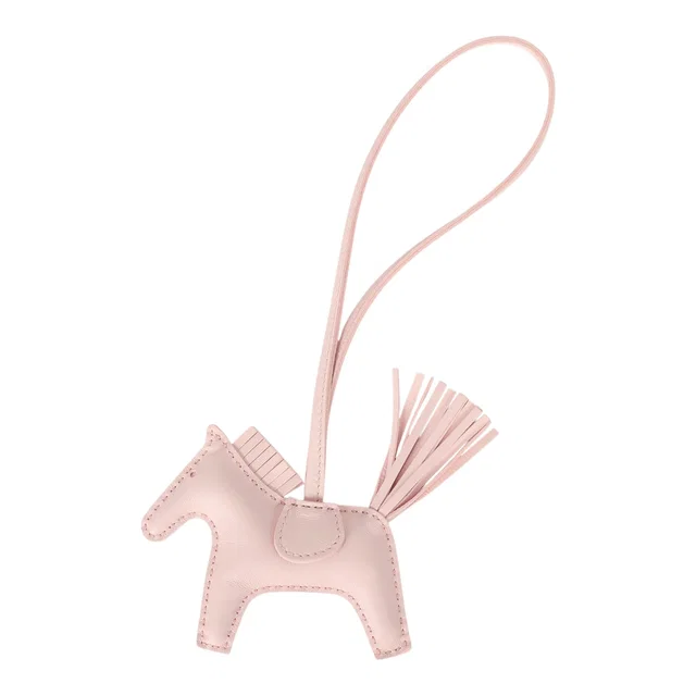 Hermès Rodeo Bag Charm PM Rose Darling Milo Lambskin in Pink Lambskin from Madison Avenue Couture