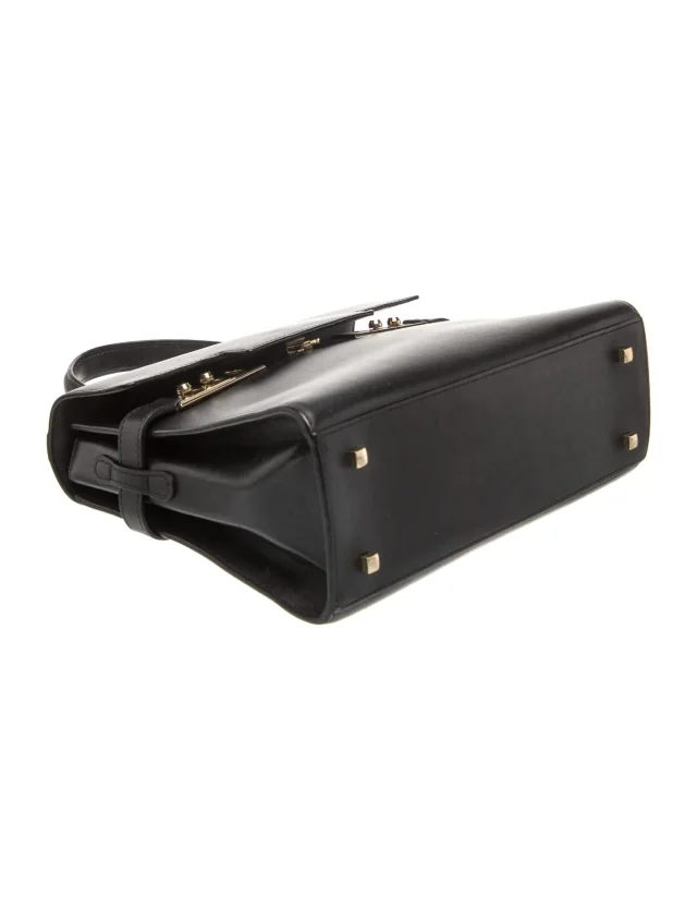 Delvaux Leather Tempête MM in black Leather from The RealReal, photo 5 of 6