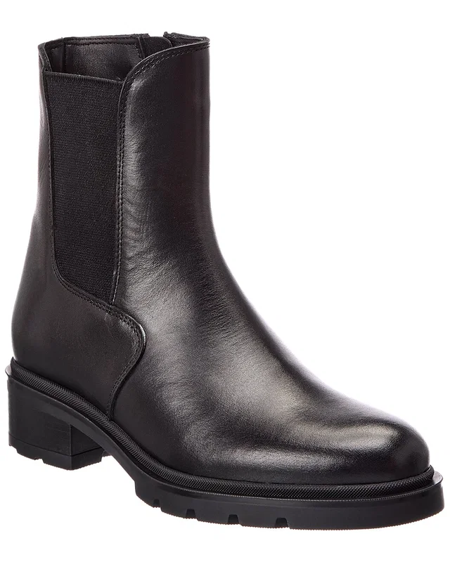 La Canadienne Sean Leather Bootie in https://asset2.ruecdn.com/images/sw/131175/1311757524_RLSW_black.jpg, image 1 of 1 from Rue La La