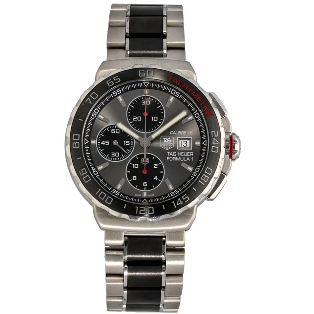 TAG Heuer Formula 1 CAU2011-0 44mm Stainless Steel Watch in Ceramic from H&T