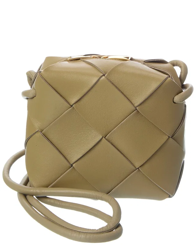 Bottega Veneta Cassette Mini Intrecciato Leather Camera Bag, image 1 of 1 from Gilt