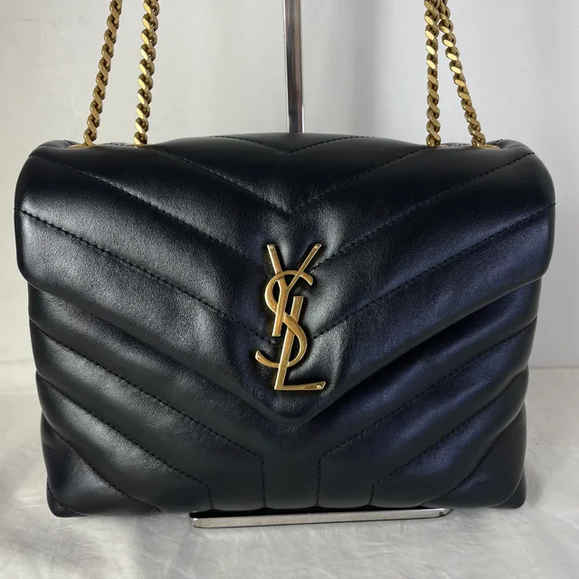 Saint Laurent Small Loulou Bag in Metal, quilted leather from Reowned, photo 2 of 2
