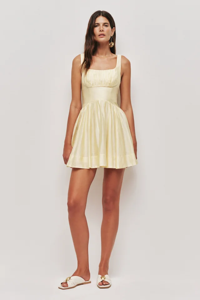 AJE Mist Mini Dress in Yellow from Aje, photo 1 of 1