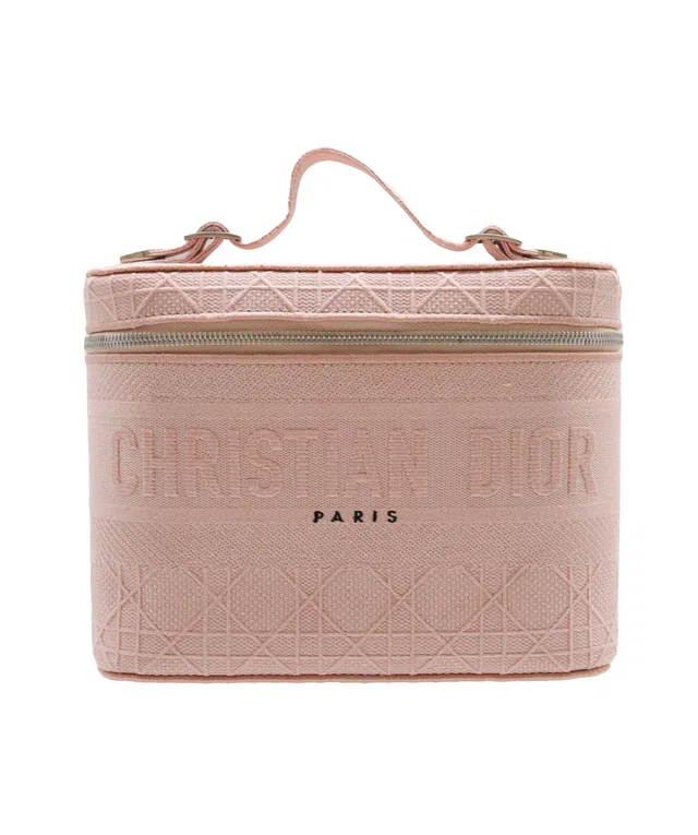 Dior Vanity Pink D-Lite Canvas in Pink Canvas from Luxury Promise