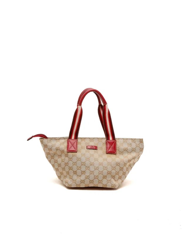 Gucci Small GG Tote Bag in Canvas from A Retro Tale