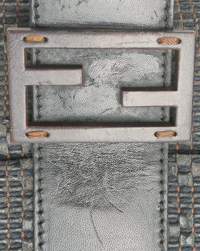 Fendi 2010s Woven Mamma Forever Bag in Woven leather from A Retro Tale, photo 6 of 12