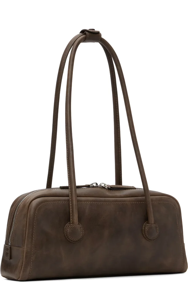 MARGESHERWOOD Brown Soft Boston EW Bag, photo 3 of 4 from SSENSE