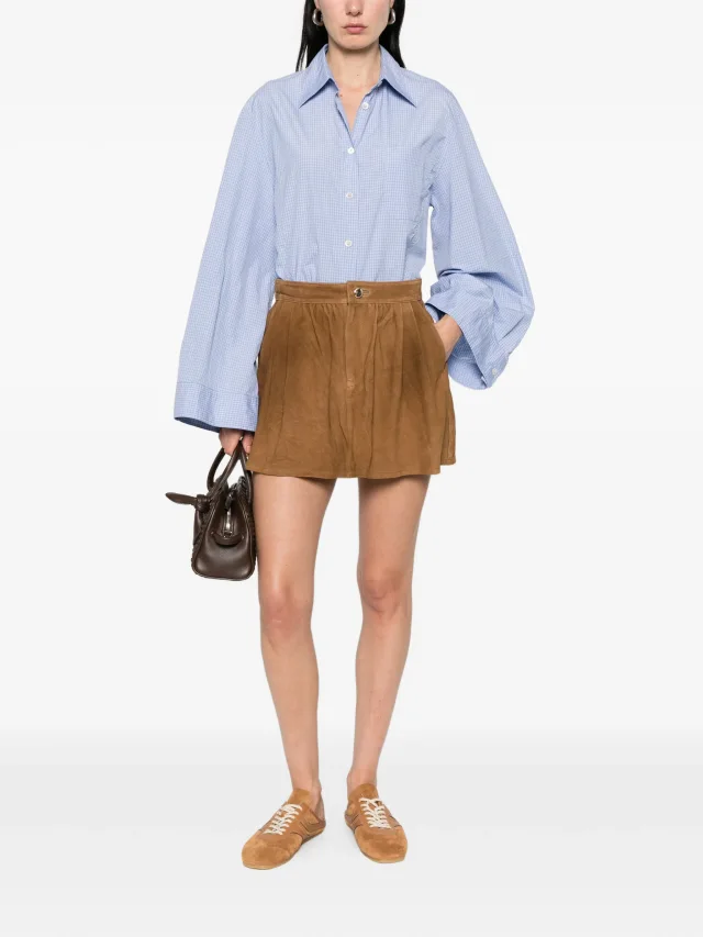 Maje short suede skirt, photo 2 of 2 from FARFETCH