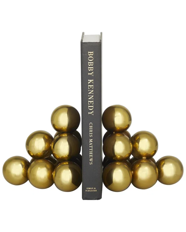Peyton Lane Modern Metal Bookends Set, image 1 of 1 from Rue La La