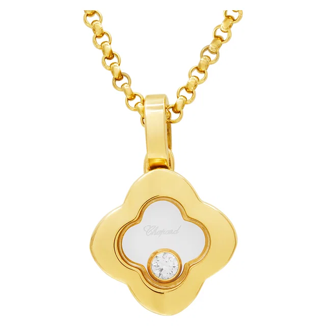 Chopard Happy Diamonds necklace in 18k gold in Gold Yellow Gold from Gray And Sons