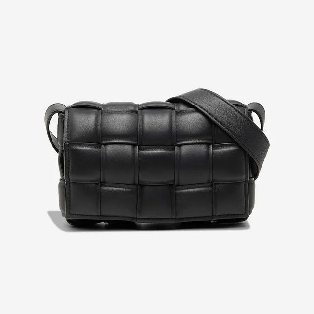 Bottega Veneta Cassette Small Lamb Black in Black Lambskin from SACLÀB, photo 2 of 6