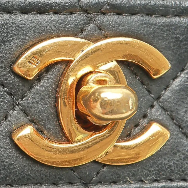 Chanel CC Trapezoid Flap Bag in Woven leather from A Retro Tale, photo 6 of 10