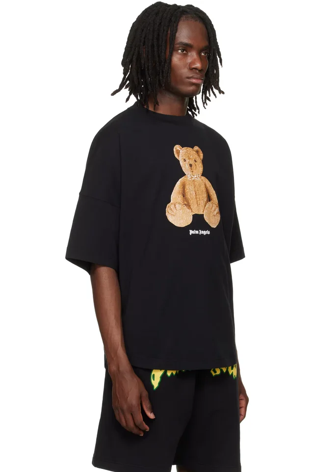 Palm Angels Black Bear Over T-shirt, photo 2 of 4 from SSENSE