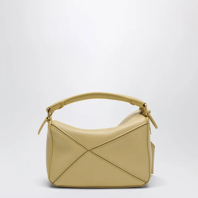 Loewe Puzzle Featherlight bag in butter-coloured nappa leather, photo 3 of 7 from SENSER