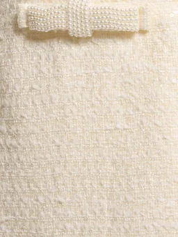Self-portrait Short dress with long sleeves in 58% Acrylic, 31% Polyester, 11% Polyamide, photo 5 of 5 from LUISAVIAROMA