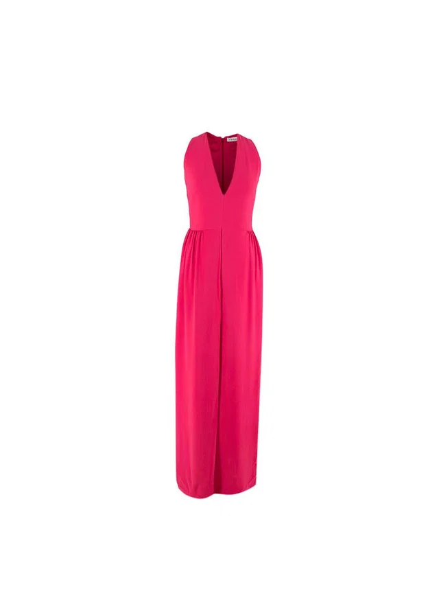 Dior Pink Silk Sleeveless Gown in Pink Silk from HEWI