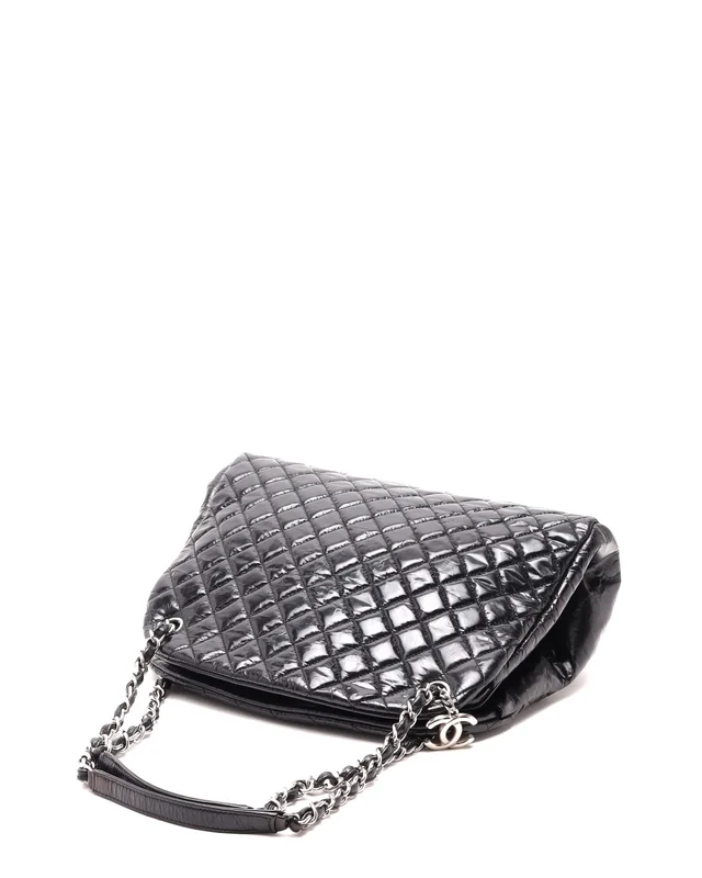 Chanel Maxi Patent Just Mademoiselle Bowling Bag in Patent leather from A Retro Tale, photo 5 of 11
