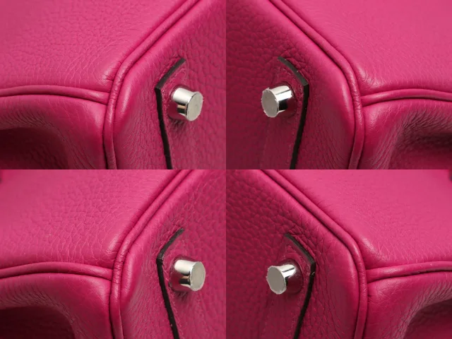 Hermès Rose Pourpre Togo Birkin 25 in Pink Togo leather from Ann's Fabulous Finds, photo 3 of 3