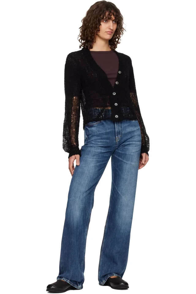 OUR LEGACY Indigo Wata Cut Jeans, photo 4 of 4 from SSENSE