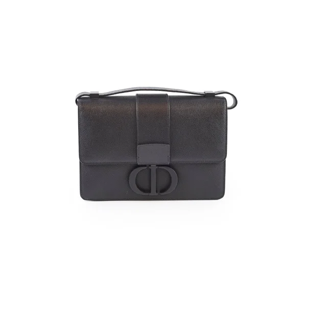 Dior Montaigne 30 So Black in Black Leather from The Purse Affair